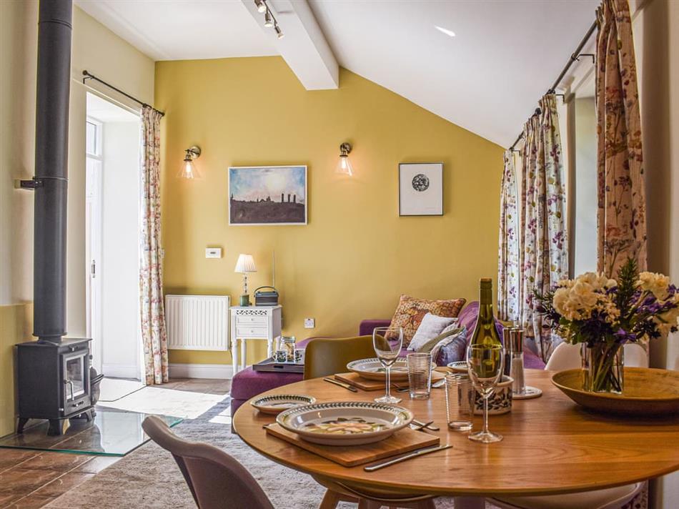 Living room in The Bothy, Leaton Knolls, near Shrewsbury