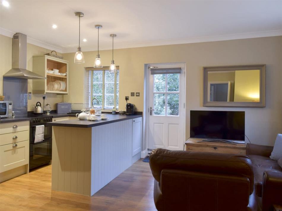 Living room in The Coach House, Tattingstone, Suffolk