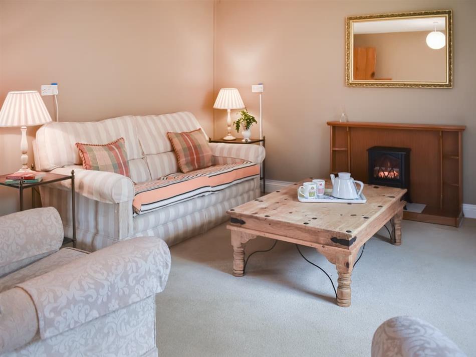 Living room in The Cottage at Canefield Farmhouse, Romsey
