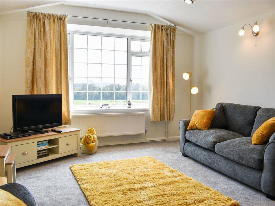 Living room in The Dairy Barn, Westleigh, near Tiverton