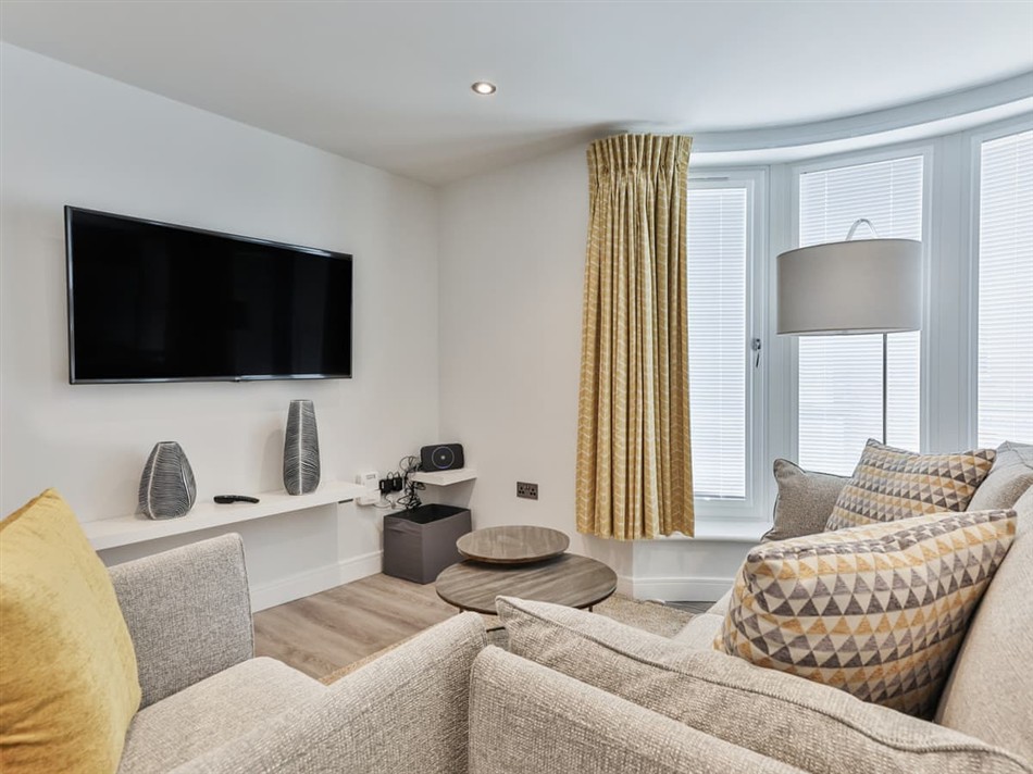 Living room in The Harbour Apartment, Filey