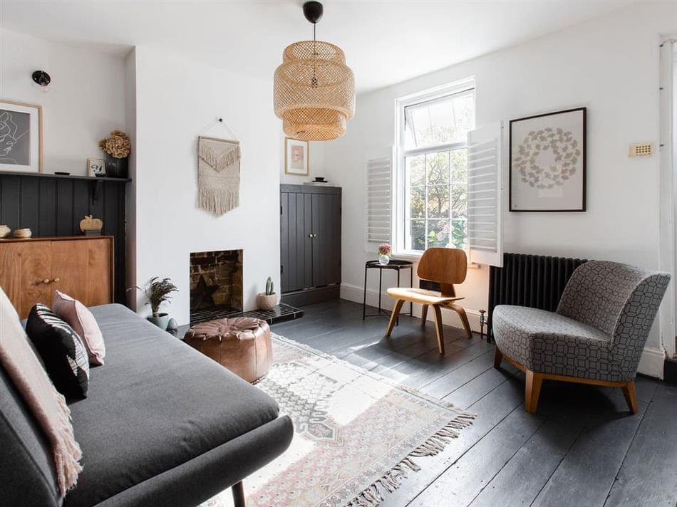 Living room in The Little House, Broadstairs
