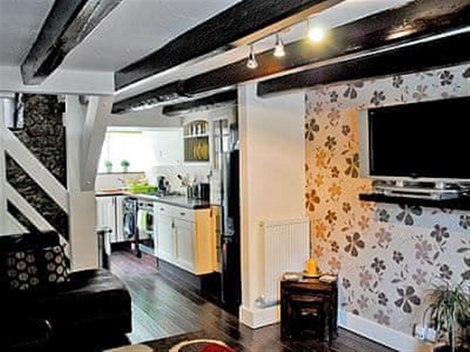 Living room in The Little Stone Cottage, Loftus, near Staithes