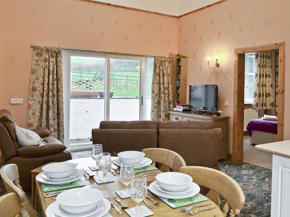 Living room in The Lodge, Barrhill, near Girvan