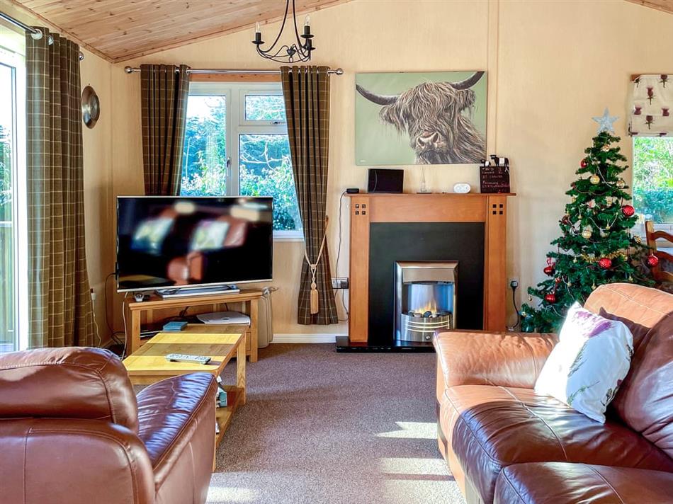 Living room in The Lodge, Colmonell, near Girvan