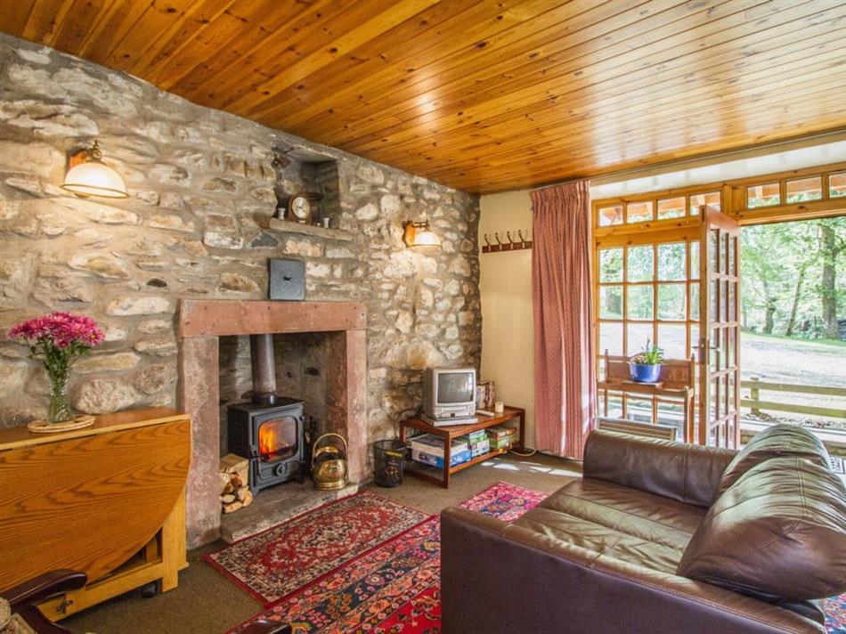 Living room in The Old Laundry, Glenprosen, by Kirriemuir, Angus