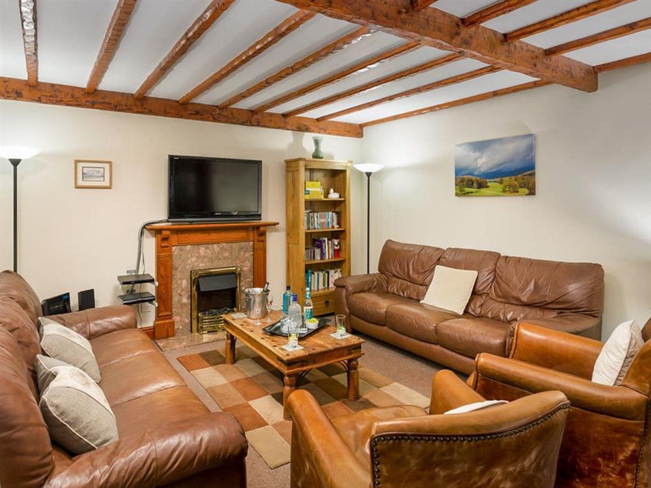 Living room in Thomas Fold Cottage,