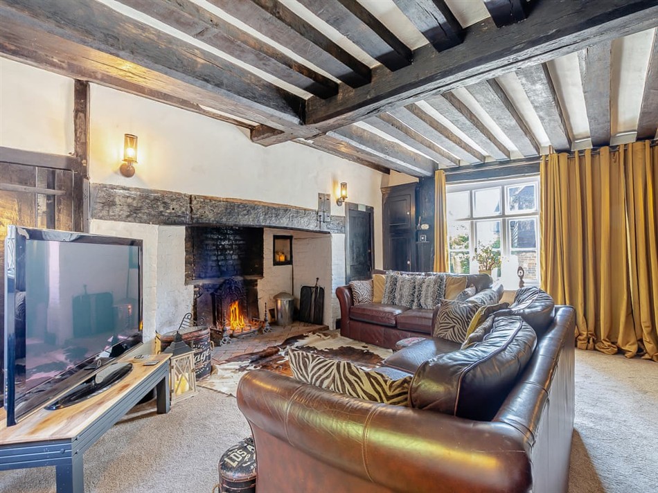 Living room in Town Farm House, Brenchley, Tonbridge