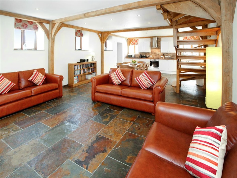 Living room in Y Llaethdy, Pen-clawdd