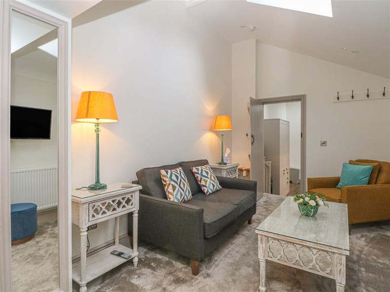 This is the living room at Lakeside Cottage in Macclesfield