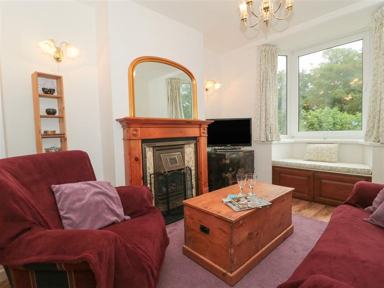 This is the living room at Mallards in Sidmouth