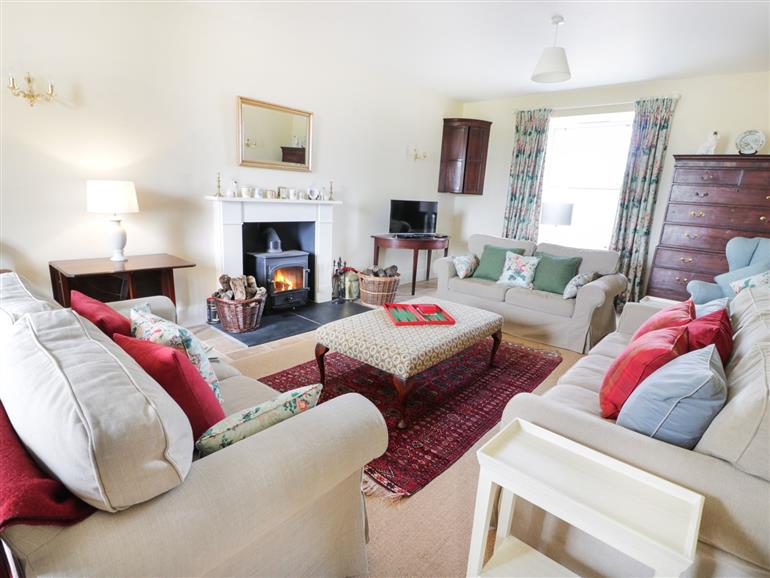 This is the living room at Marl House in Whithorn