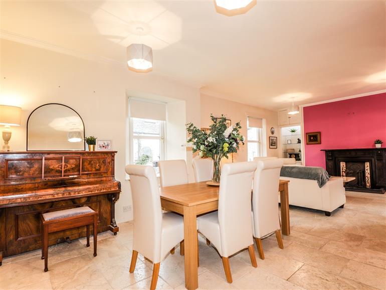 This is the living room at Mary Ann Villa in Inverness