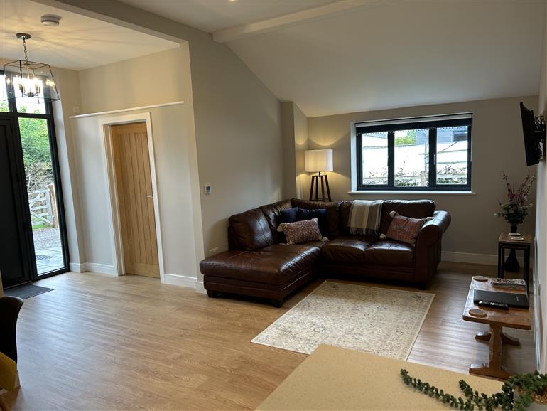 The living room at Medlands near Newent