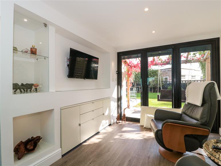 This is the living room at Minime in Weston-Super-Mare