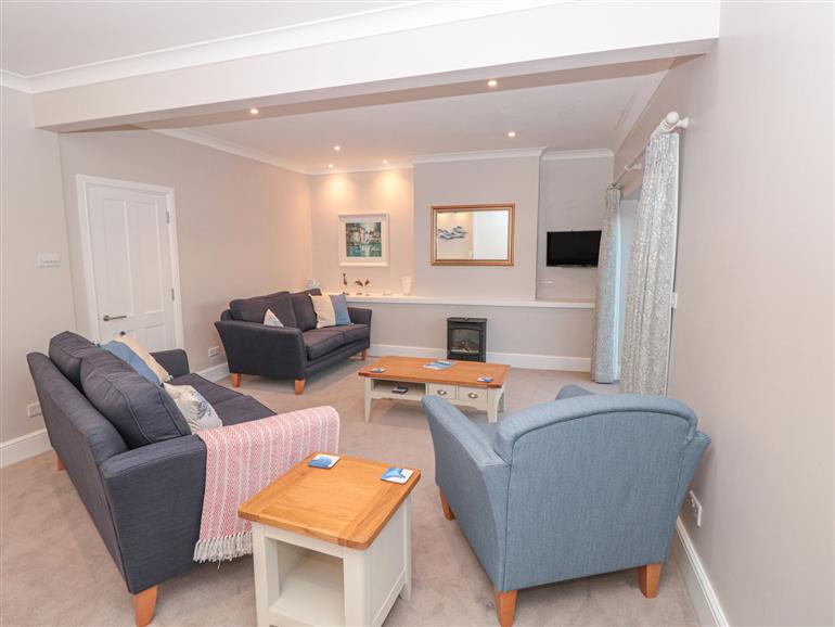 This is the living room at Moorings in Kingswear