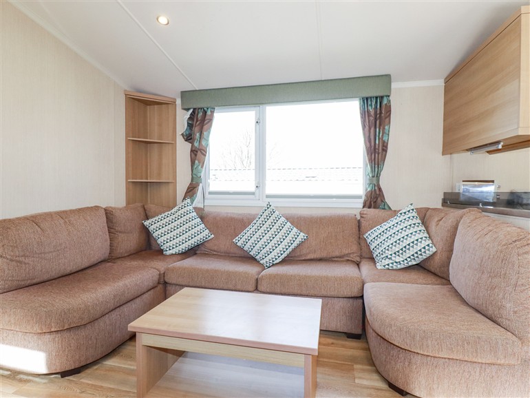 This is the living room at No.15 Maple Forest near Newquay