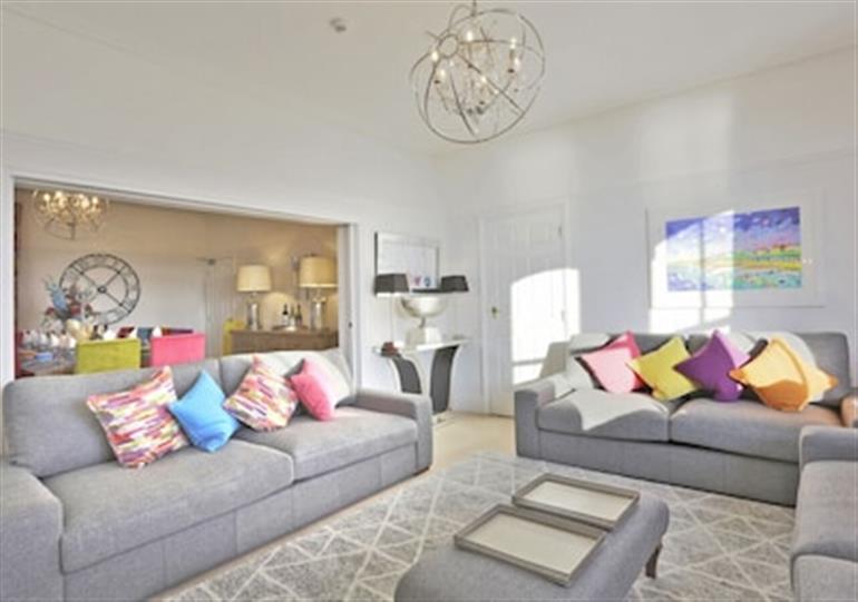 The living room at Northcliffe in Southwold
