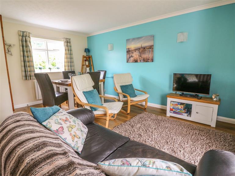 This is the living room at Oak Tree Cottage in Aberporth