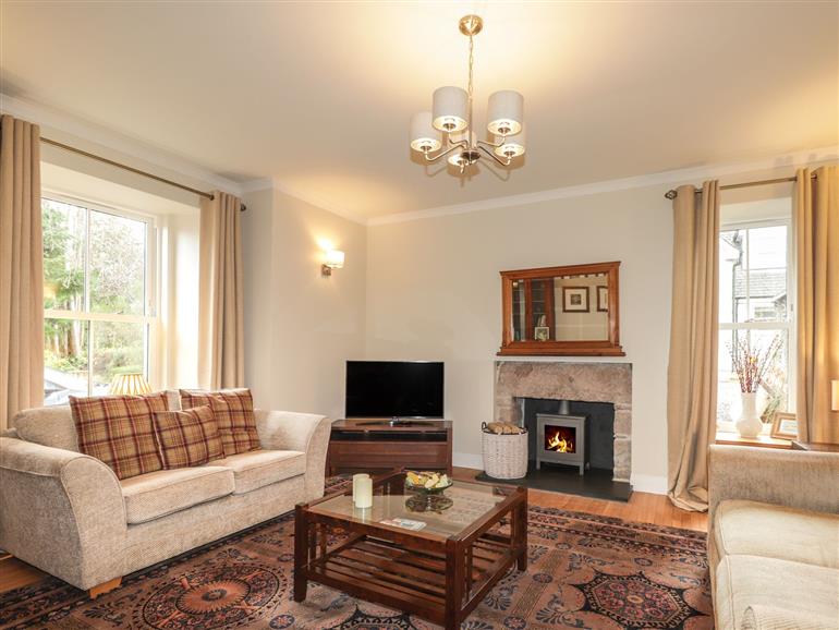 The living room at Old Manse in Muir Of Ord