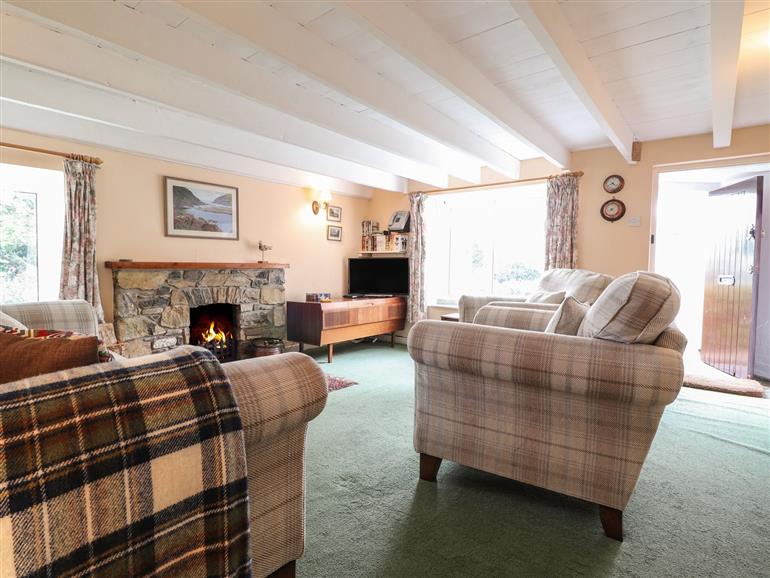 This is the living room at Penllain in Newport