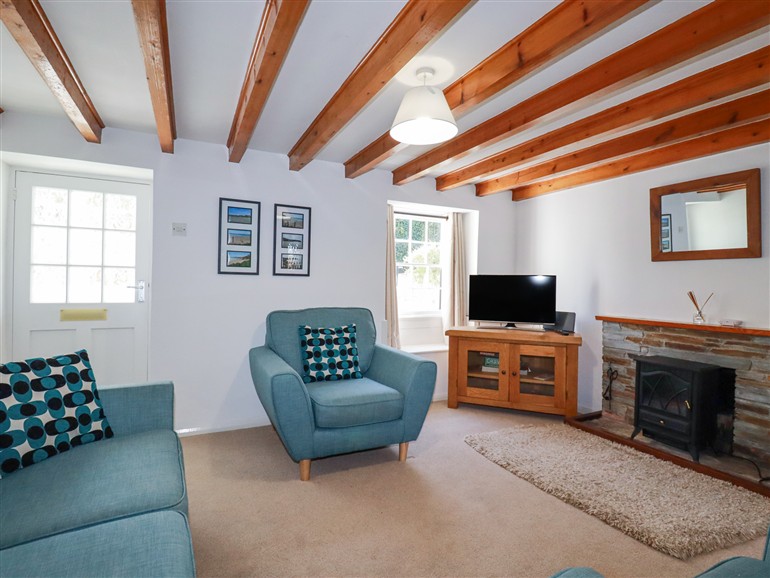 This is the living room at Pennine in Veryan