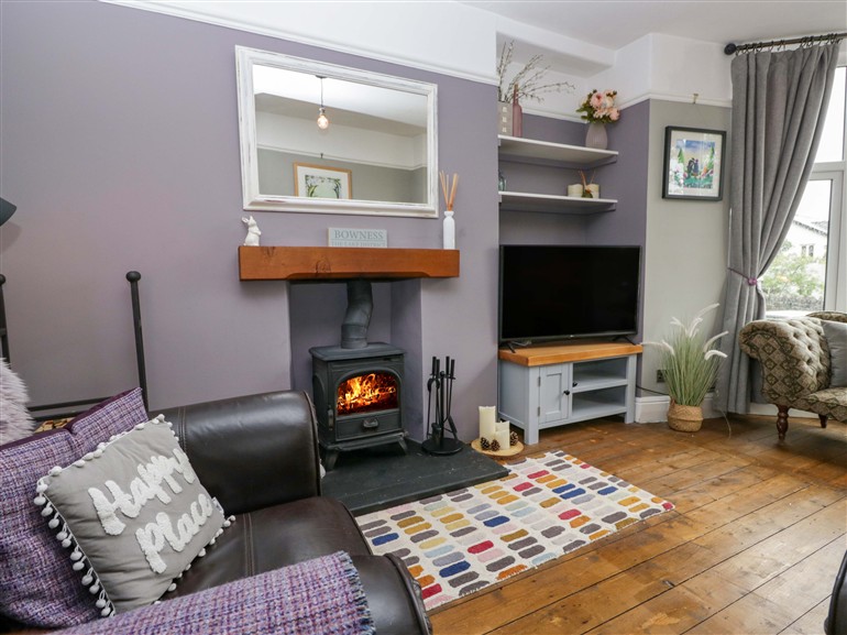 This is the living room at Poppy Cottage in Bowness-On-Windermere
