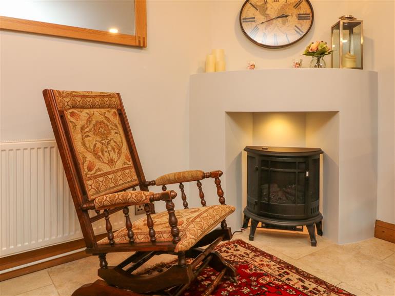 The living room at Proffits Cottage in Dulverton