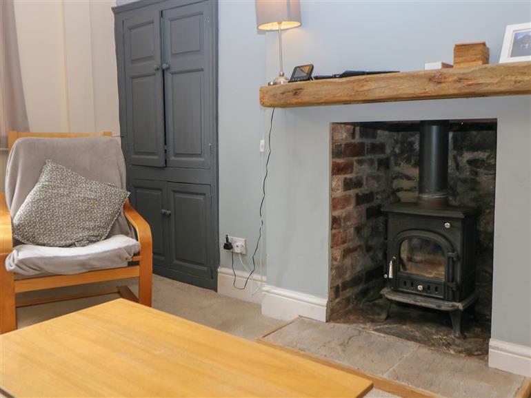The living room at Queen’s Cottage in Tideswell