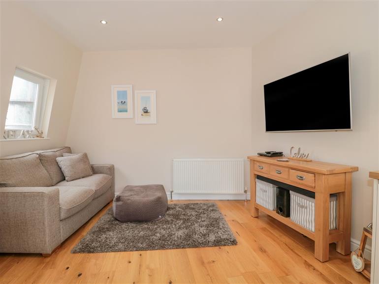 This is the living room at Regents Deck in Teignmouth
