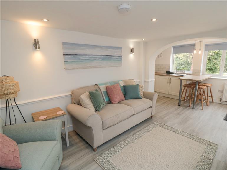 This is the living room at Riverside Cottage in Scarborough