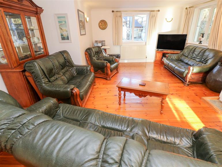 This is the living room at Rockridge House in St Levan near Sennen