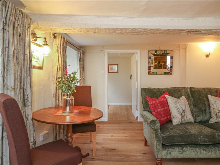 The living room at Rookwood in Drewsteignton