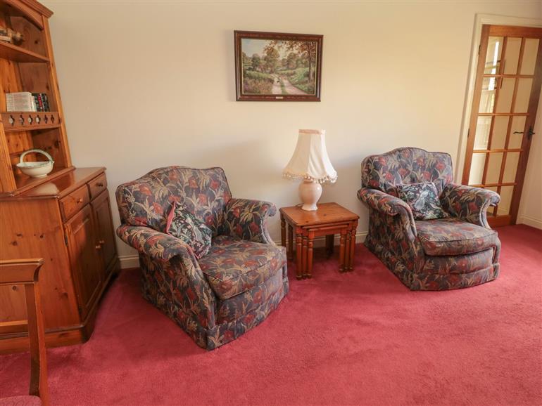 The living room at Rose Cottage near Wooler