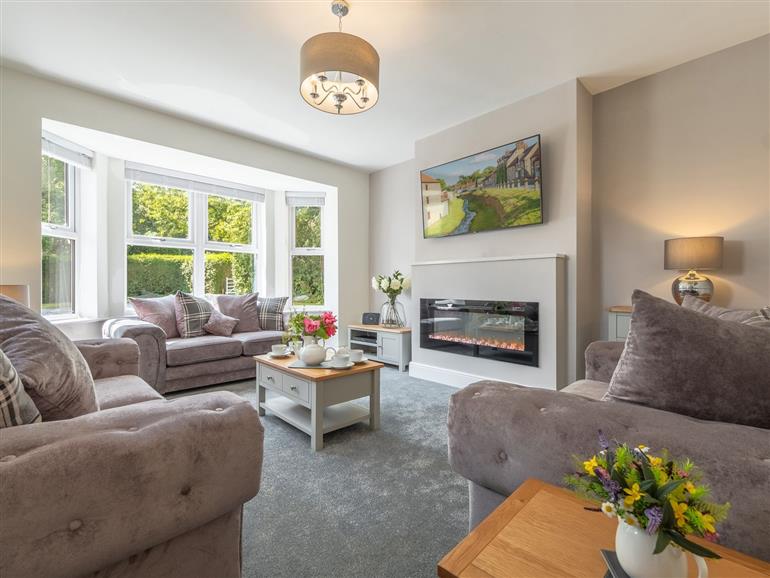 This is the living room at Routhorpe House in Bainton near Great Driffield