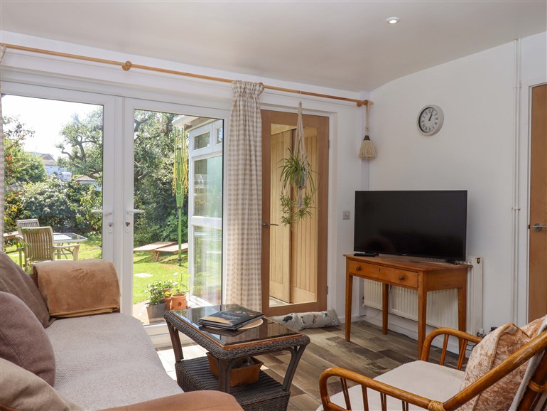The living room at Rowan in Brixham