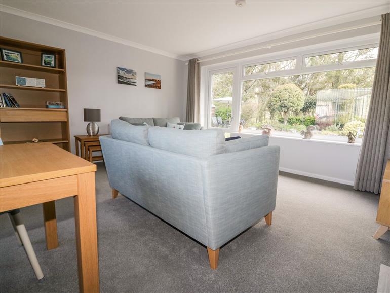 The living room at Sea Salt in Bude