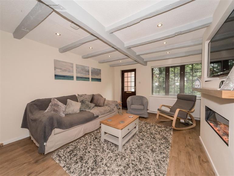 This is the living room at Seashells Cottage in Lytham St. Annes