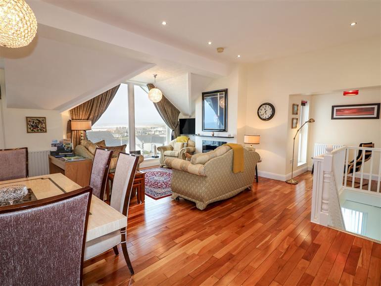 The living room at Seaview in Castlerock