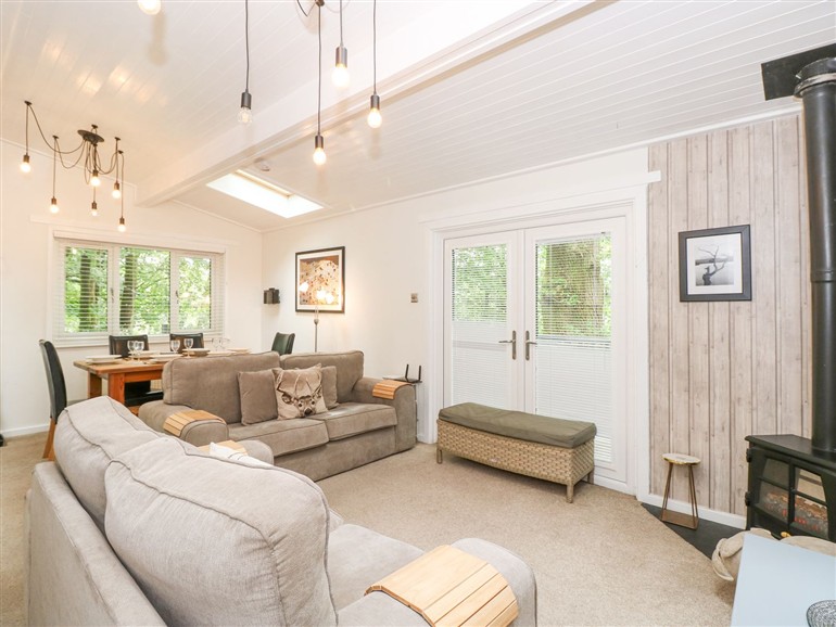This is the living room at Serenity in Skiptory Howe 10