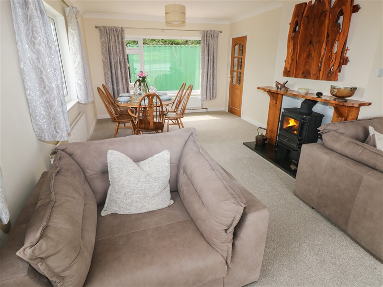 The living room at Shearwater in Pembroke