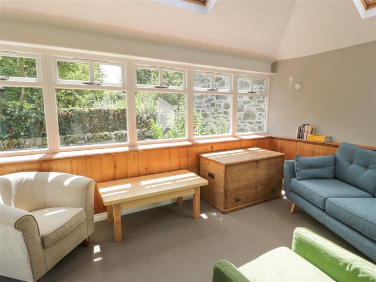 This is the living room at Smithy Cottage in Malzie Smithy near Wigtown