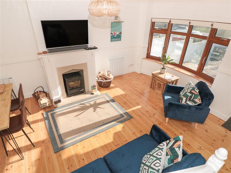 This is the living room at Stoke Lee in Stoke Fleming