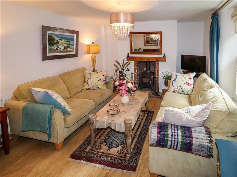This is the living room at Stone Houses in Pontblyddyn