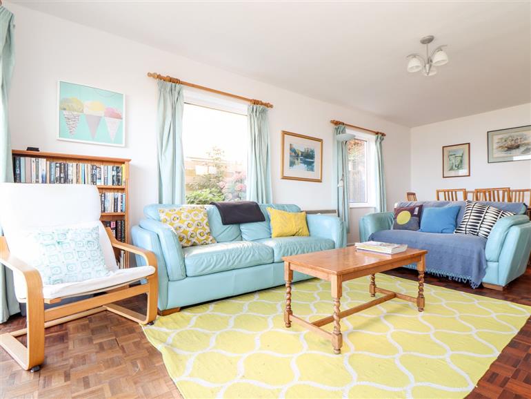 This is the living room at Sunwave in Praa Sands