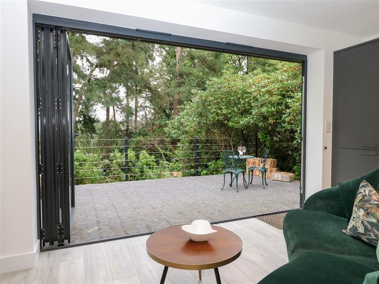 This is the living room at Surrey Hills Cottage in Westcott near Dorking