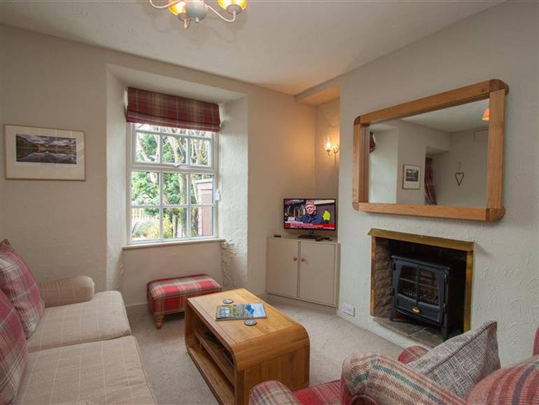 The living room at Swallow’s Nest in Windermere