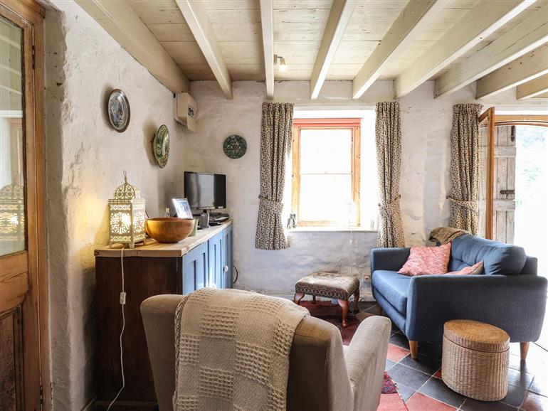 The living room at Sycamore House near Fishguard