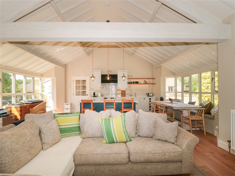 The living room at