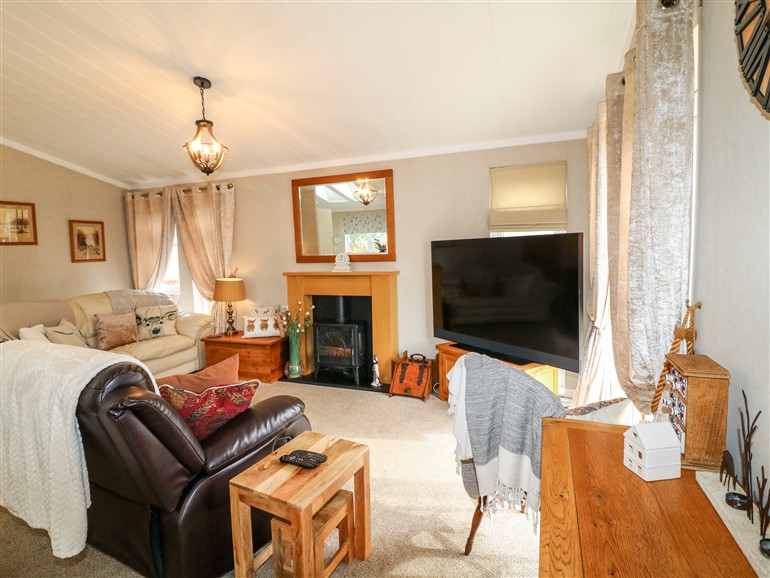 This is the living room at The Lake House near Barkston